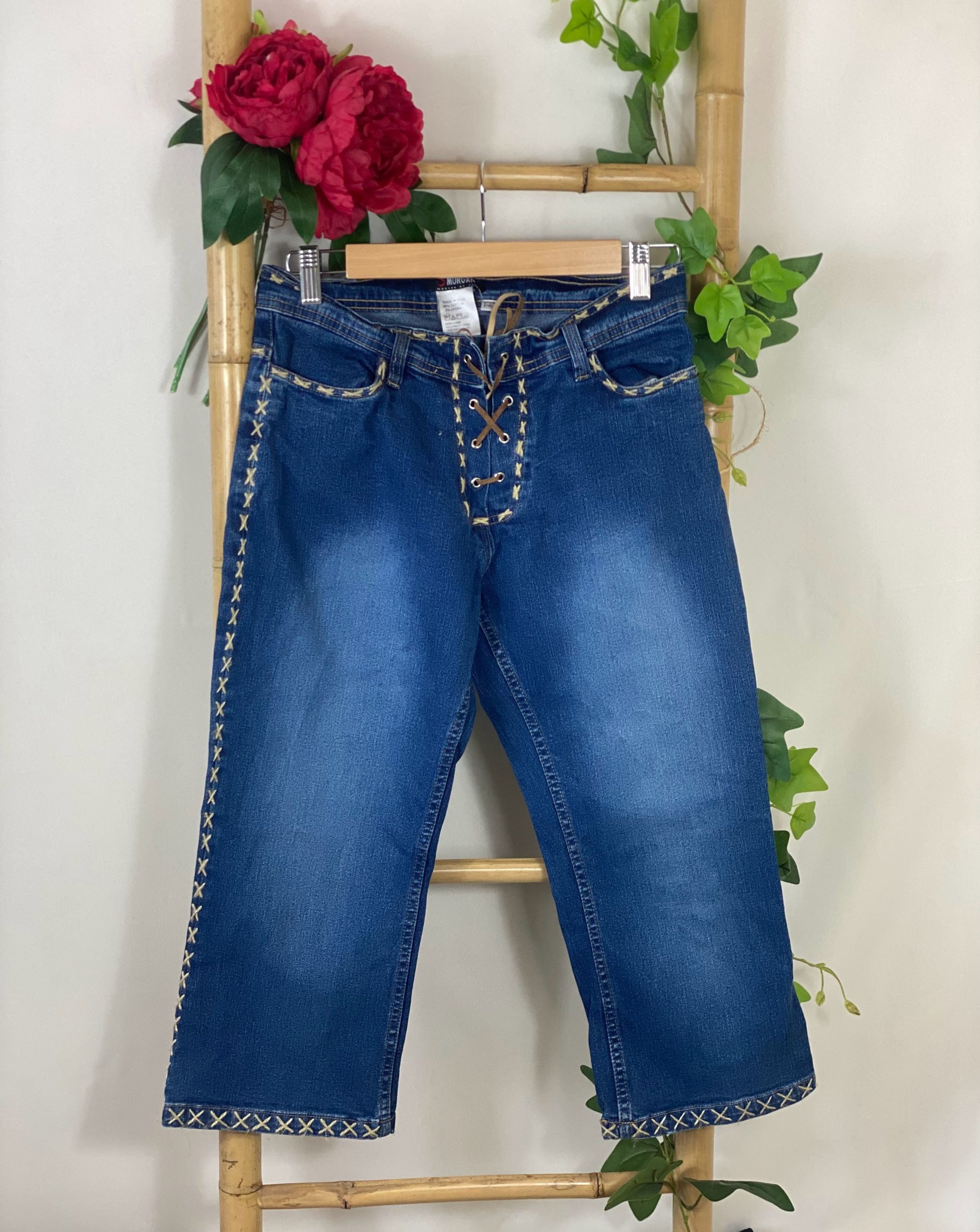 Pantacourt en jean Morgan Taille 40