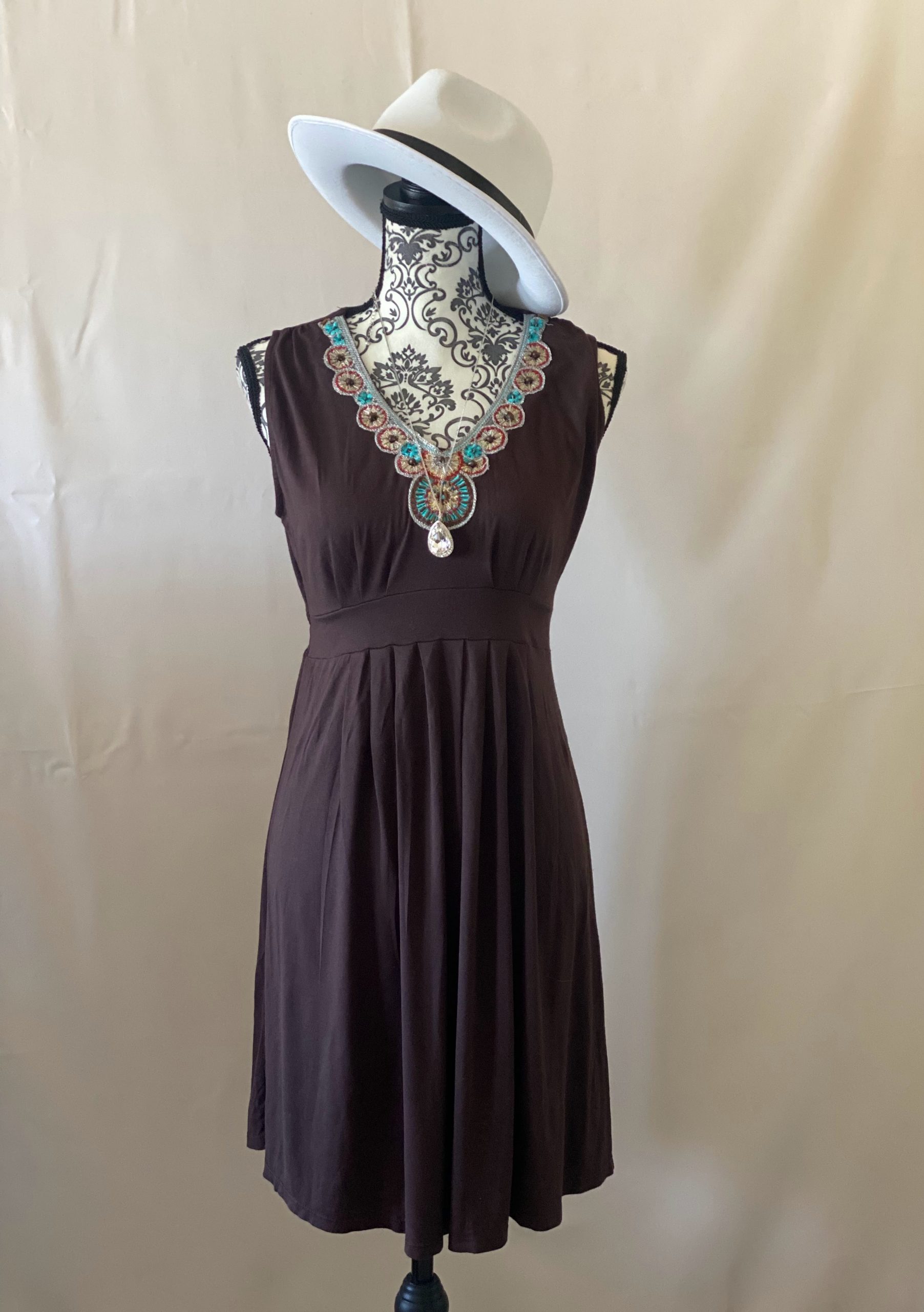 Robe de grossesse Taille 38/40 Marron