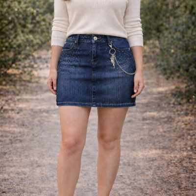 Jupe en jean Morgan, Taille 40