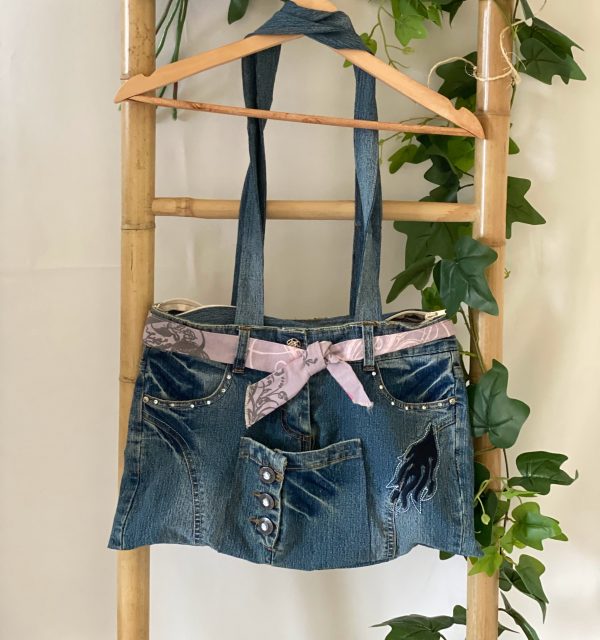 Sac à main en jean original
