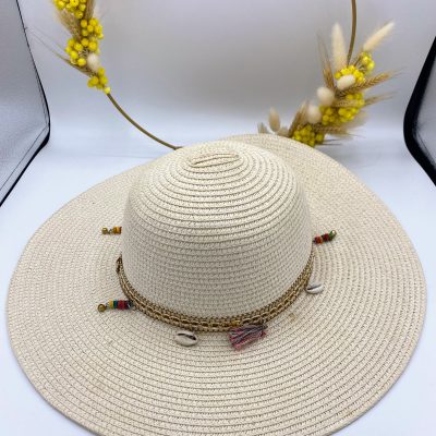Grand chapeau de plage