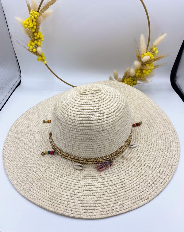 Grand chapeau de plage