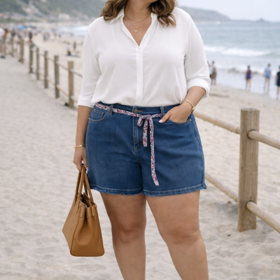 Short avec ceinture Taille 48