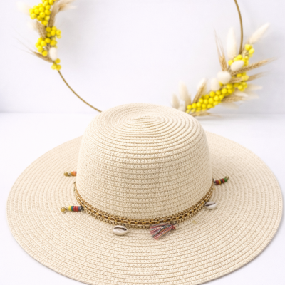 Grand chapeau de plage